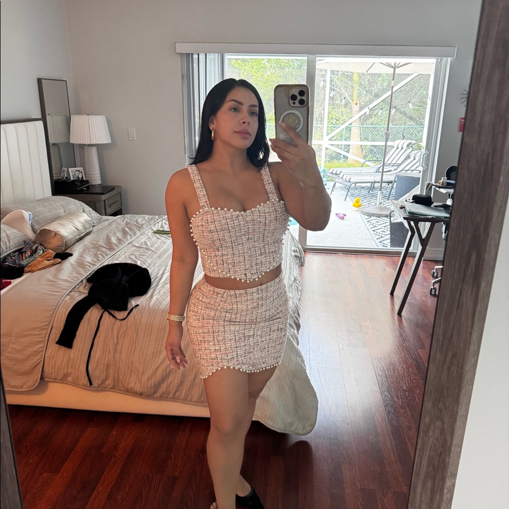2 piece twill set size M